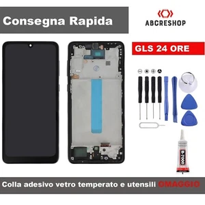 DISPLAY LCD TFT FRAME PER SAMSUNG GALAXY A33 5G SM-A336B TOUCH VETRO NERO - Zdjęcie 1 z 2