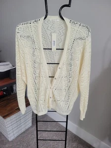 Cyrus Cream Beige Cardigan Size XL NWT MSRP $89 - Picture 1 of 6