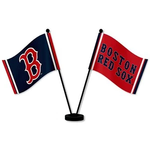 Boston Red Sox Desk Flags - Picture 1 of 5