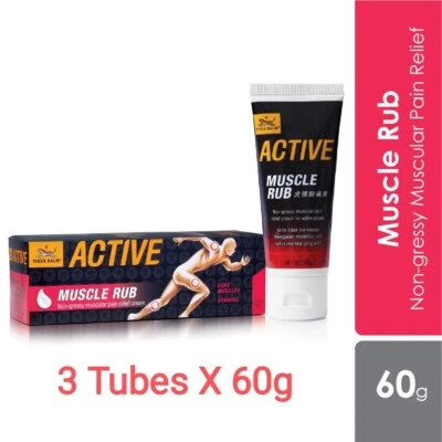 3 Piezas Bálsamo de Tigre Activo (02/2028) Frotamiento Muscular - Crema Alivio del Dolor Muscular 60g Foto 1 de 4