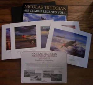 TRUDGIAN, NICOLAS Air Combat Legends: v. 2 [Aces Edition Remarque] SIGNED  - Picture 1 of 2