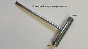 Kombischlüssel, Zündkerzenschlüssel 16 x 13mm, Stihl Original, Motorsägen - Bild 1 von 1