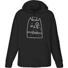 'Classy Cat' Adult Hoodie / Hooded Sweater (HO038819)