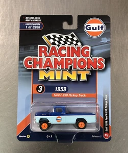RACING CHAMPIONS MINT GULF 1959 FORD F-250 PICKUP TRUCK VERSION B RELEASE 2. - Picture 1 of 4