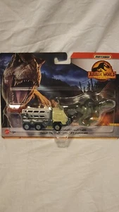 Mattel -Matchbox Dino Transporters Jurassic World Dominion GIGANOTOSAURUS LOADER - Picture 1 of 2