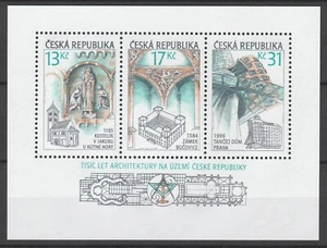 Czech Republic 2001 Architecture MNH sheet - Picture 1 of 1