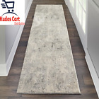 Luxury Modern Marble Mottled Style Grey Runner Rug Home Hallway Mat Soft Carpet