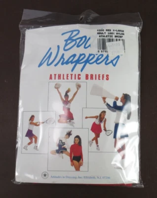 Lote de 2 calzoncillos deportivos Body Wrappers, adulto X-grande, rojo, 200, (D EC) Foto 1 de 2