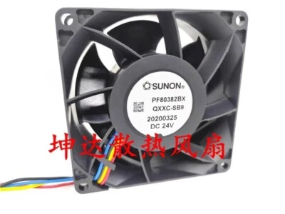 SUNON PF80382BXQXXC-SB9 DC24V 8CM Cooling Fan - Image 1 of 4