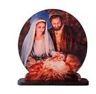 Traditional Jesus Christ,Mary and Joseph The Holy Family Statue For Cardashboard