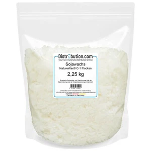 Wosk sojowy płatki 2,25 kg NatureWax® C-1 wosk świecowy do podlewania świec biały - Zdjęcie 1 z 8