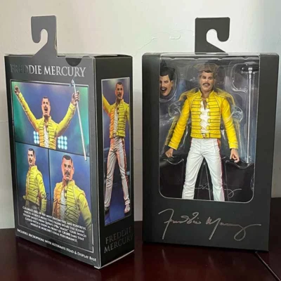 ✅QUEEN FREDDIE MERCURY LIVE AT WEMBLEY STADIUM ACTION FIGURE  18 CM con scatola - Immagine 1 di 4