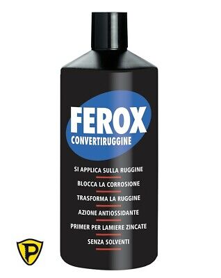Convertitore Di Ruggine FEROX  Anti Ruggine Per Metalli Ferrosi AREXONS 375 Ml. • 16.90€