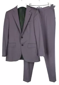 Suitsupply La Spalla / Soho SA Anzug Herren UK 36 Lila Wolle 2 Teile - Bild 1 von 19