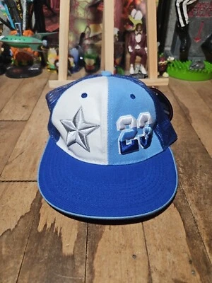 Ethos USA Men's Jordan # 23 Fitted Mesh Hat Cap Size 7 Size S White Blue NWT - Image 1 of 4