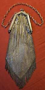 Antique Vintage 1920's Soldered Mesh Chainmail Purse