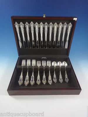 Medici New by Gorham Sterling Silver Flatware Set Service 48 Pieces - Image 1 of 4