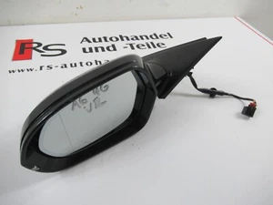 Audi A6 4G C7 11-18 el. beh. Aussenspiegel links Z9Y phantomschwarz 4G1857409N - Picture 1 of 10