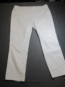 Avenue Denim Skinny Pants 22A Stretch Cream-White / Great Condition - Picture 1 of 7
