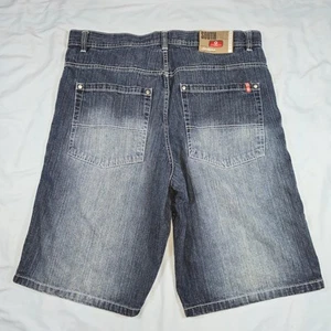 Vintage Southpole Shorts Mens 40 Blue Baggy Skater Y2K Hip Hop Rap Grunge Jorts - Picture 1 of 8