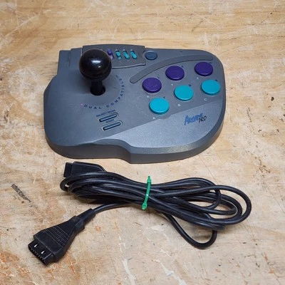 Vintage 90's InterAct Arcade Pro SV-446 Joystick with Sega Genesis Cord. Tested - Image 1 of 4