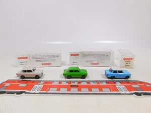 3X Wiking H0 1:87 Pkw Trabant 601 S 129 01 129 13 129 02 16 Mint+Box #EE914-0,5 - Foto 1 di 5