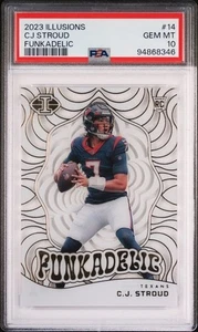 2023 Panini Illusions - Funkadelic - CJ Stroud #14 - PSA 10 - Spedizione GRATIS - Foto 1 di 2