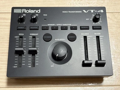 Roland VT-4 AIRA Effect Processor black Voice Transformer audiointerface Working - Image 1 of 4