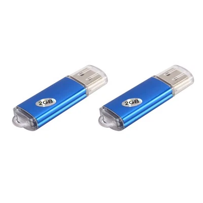 2X 2GB USB 2.0 Flash U Disk  B3X74058 - Image 1 of 4