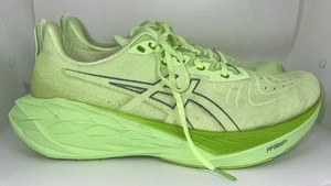 ASICS Novablast 4 Illuminate Green Size 10.5 - Picture 1 of 6