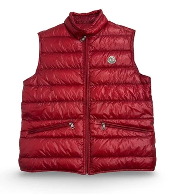 Moncler Gui Down Vest Puffer Jacket Red Men's 4 - Image 1 of 4