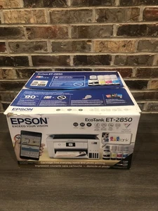 Ink spill Epson EcoTank ET-2850 Wireless Color All-in-One Printer 30 Pg count - Picture 1 of 16