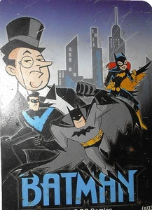 Batman the animated series BATGIRL & PENGUIN Trading Card 3D lenticular 2003 dc - Picture 1 of 4