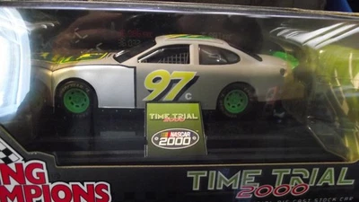 Racing Champions-1/24-Time Trial-John Deere-en pie-imprimación pintura-Chad Little Foto 1 de 2