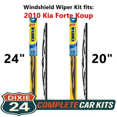 Rain-X Weatherbeater Windshield Wiper Kit fits: 2010 Kia Forte Koup (24" & 20") Foto 1 de 4