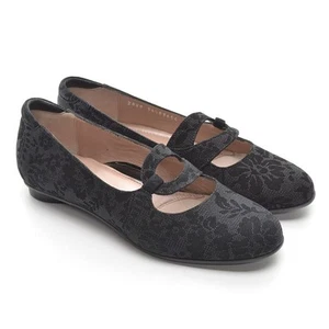 Ladies Beautifeel $289 Aline Loafer 36.5 / 6 Black 3D Chantllly Shoes New in Box - Picture 1 of 8