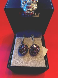 NEW! Effy Sterling Silver , Amethyst & Rhodolite Drop Earrings/Great Gift!/$700 - Picture 1 of 4