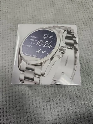 Michael Kors Bradshaw Smartwatch Silver Access, MKT5004 DW2C, NEW IN BOX WRAPPED - Image 1 of 3