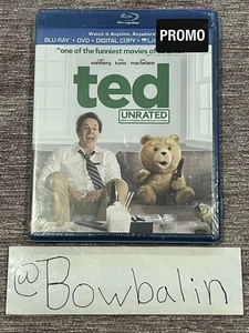 Ted ( Blu-Ray / DVD / Digital , 2012 ) Unrated , Mark Wahlberg - New & Sealed! - Picture 1 of 4