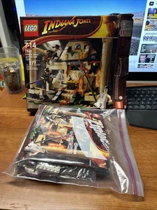 RARO Juego Completo LEGO 7621 Indiana Jones y la Tumba Perdida Retirado De Colección - Imagen 1 de 1