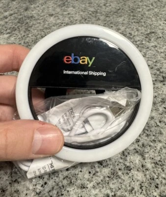eBay mini LED Selfie Ring Light USB Charge Camera Clip-on Mobile Phone Computer - Image 1 of 4