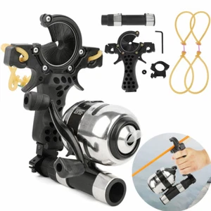 Bowfishing Catapult Slingbow Archery Bow Rest Sling Fishing Hunting Shooting - Picture 1 of 14