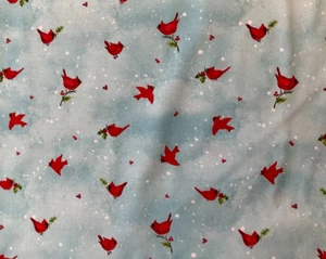WILMINGTON - NOSE TO NOSE #3023-39685-437 MINI-CARDINALS TOSS - BLUE- BY THE YD - Picture 1 of 2