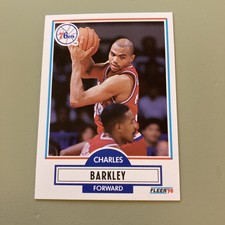 1990 Fleer Charles Barkley Base Card #139 Error Card? “.545 FG PCT? PLEASE READ!