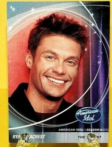 Tarjeta coleccionable Ryan Seacrest 2004 Fleer American Idol temporada 3 - Imagen 1 de 2