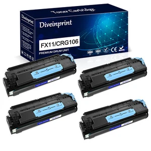 4PK FX11 Black Toner Cartridge Compatible For Canon 106 Laser Class 810 830 830i - Picture 1 of 10