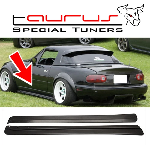 Minigonne splitter lame abs Mazda MX5 MX-5 NA NB minigonne estrattori feed style - Immagine 1 di 1