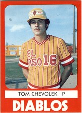 1980 El Paso Diablos TCMA #5 Tom Chevolek - NM-MT