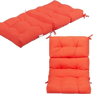 2 Pack Outdoor Chair Cushions 45 x 22" x 4.5" High Back Tufted Seat Cushion - Picture 1 of 9