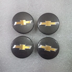 Black bezel Cross Wheel Cap 4p For 2010 2011 Chevy Spark - Picture 1 of 5